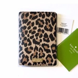 Kate Spade Shore Street Leopard Passport Holder